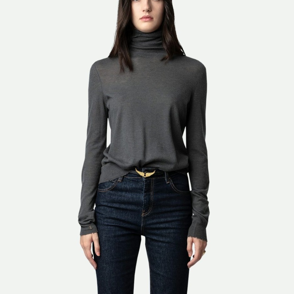 NWT Zadig & Voltaire Bobby Cashmere Sweater  $448 MSRP